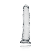 6" SLIM CRYSTAL CLEAR DILDO - CLEAR